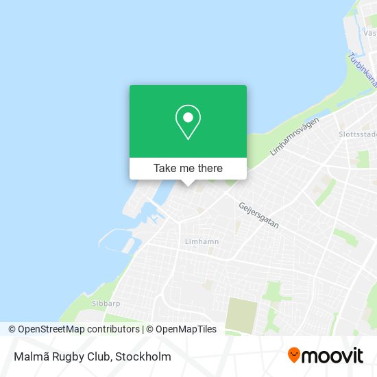 Malmã Rugby Club map