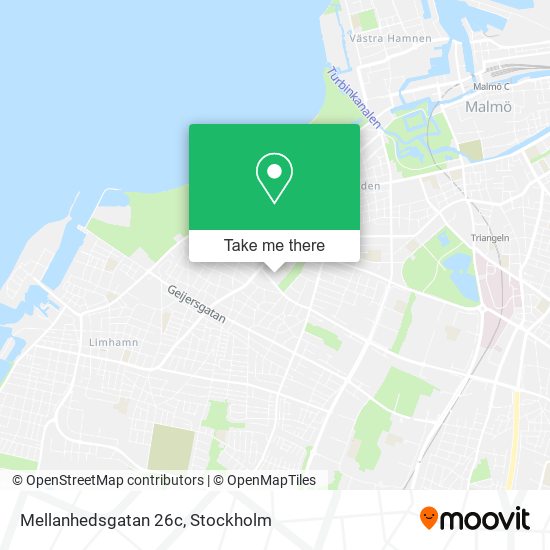 Mellanhedsgatan 26c map