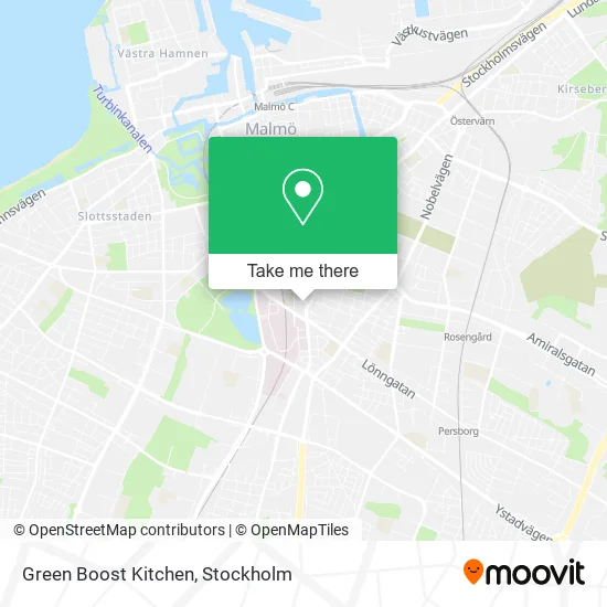 Green Boost Kitchen map