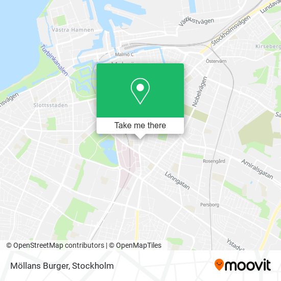 Möllans Burger map