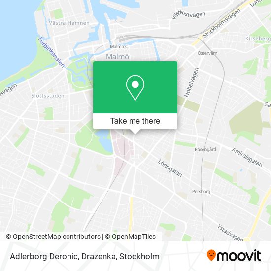 Adlerborg Deronic, Drazenka map