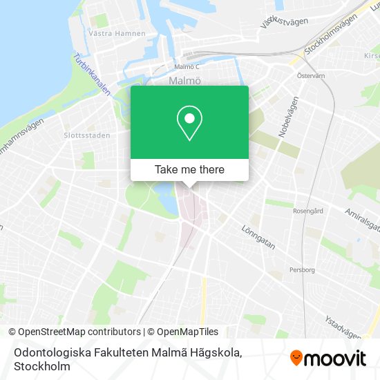 Odontologiska Fakulteten Malmã Hãgskola map