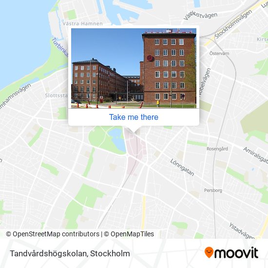 Tandvårdshögskolan map