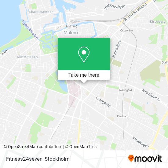 Fitness24seven map