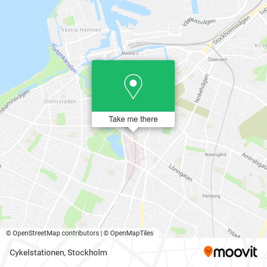 Cykelstationen map