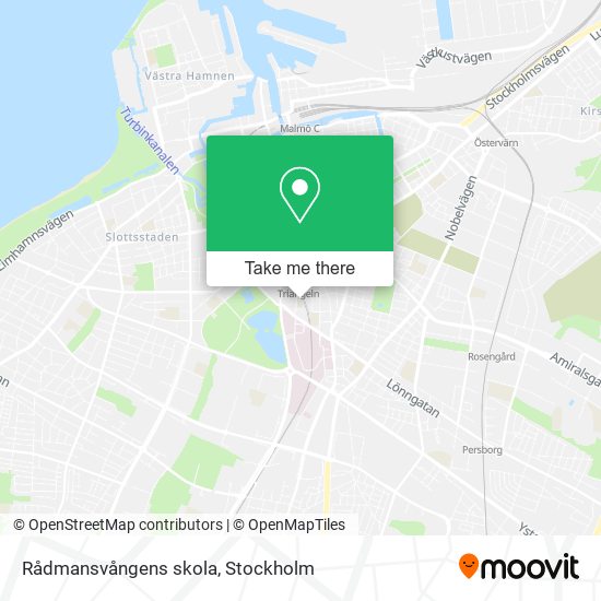 Rådmansvångens skola map