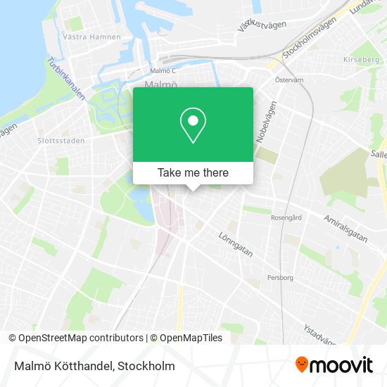 Malmö Kötthandel map