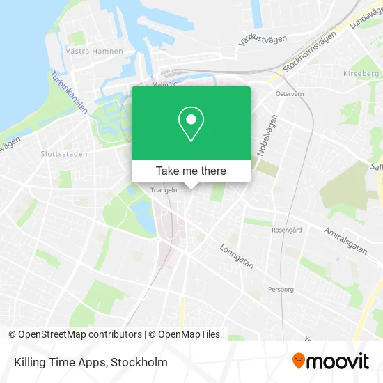 Killing Time Apps map