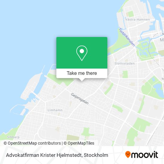Advokatfirman Krister Hjelmstedt map
