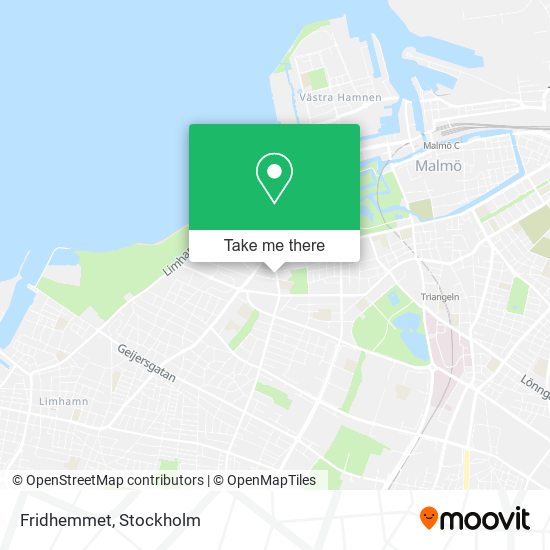 Fridhemmet map