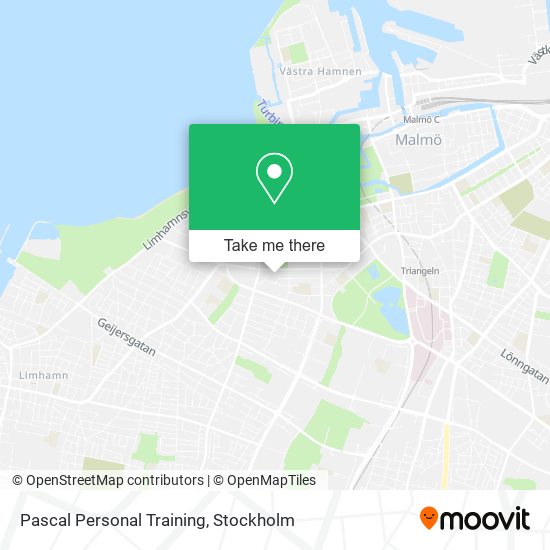 Pascal Personal Training map