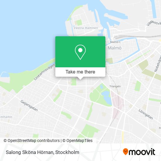 Salong Sköna Hörnan map