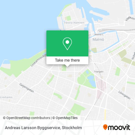 Andreas Larsson Byggservice map