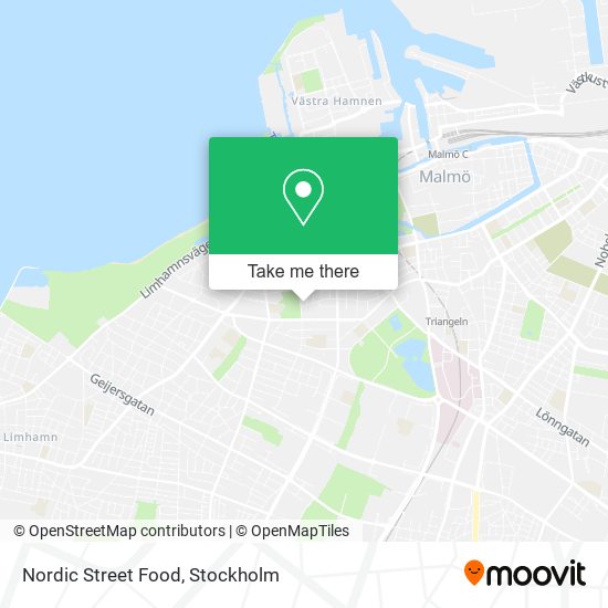 Nordic Street Food map