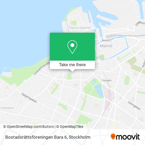 Bostadsrättsföreningen Bara 6 map