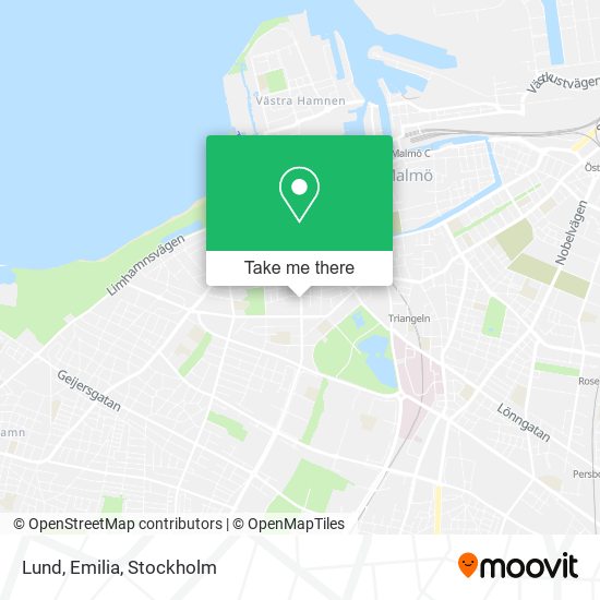 Lund, Emilia map