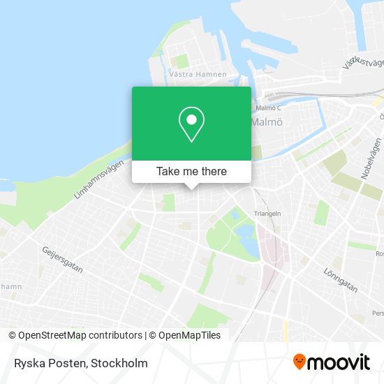 Ryska Posten map