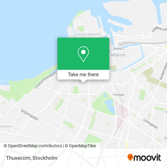 Thusecom map