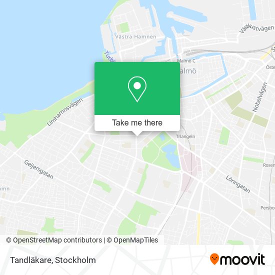 Tandläkare map