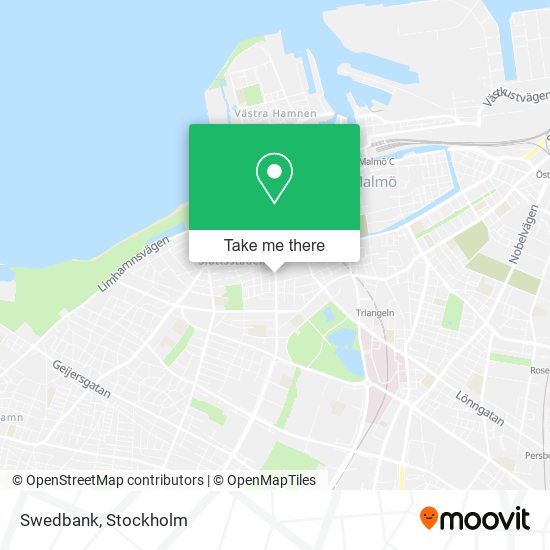 Swedbank map