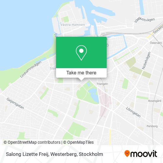 Salong Lizette Freij, Westerberg map