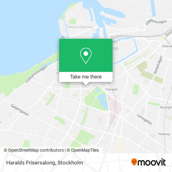 Haralds Frisersalong map