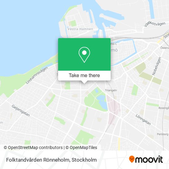 Folktandvården Rönneholm map