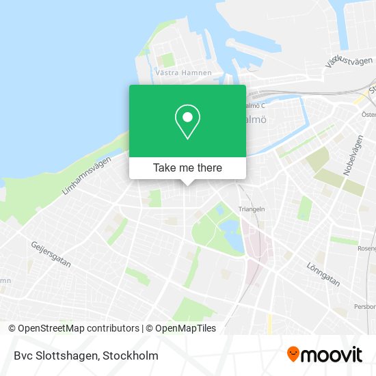 Bvc Slottshagen map