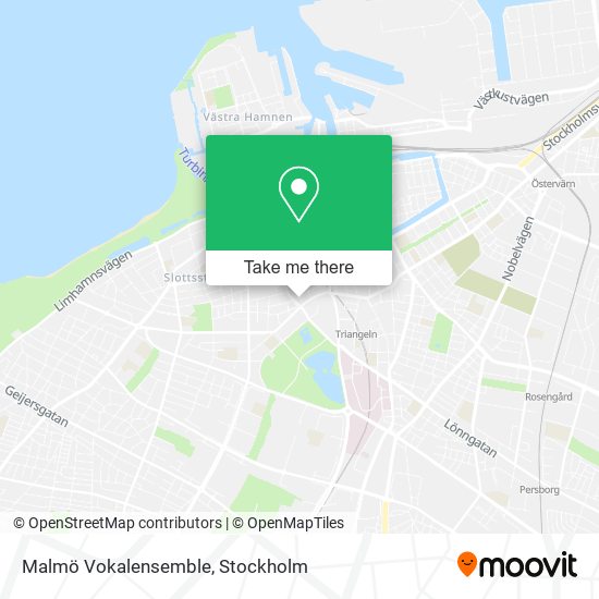 Malmö Vokalensemble map