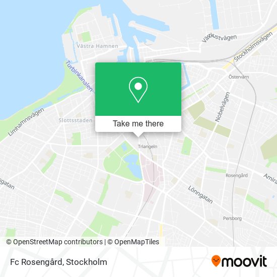 Fc Rosengård map