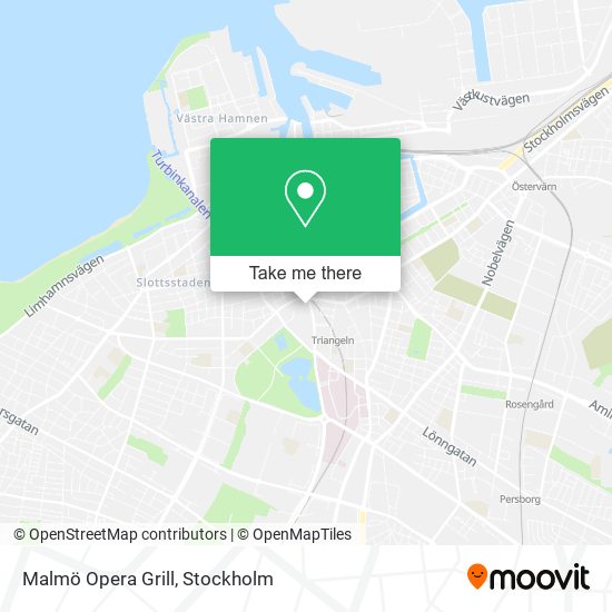 Malmö Opera Grill map