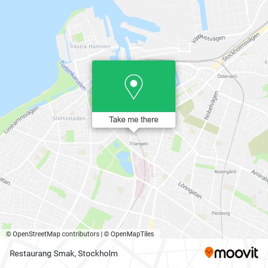 Restaurang Smak map