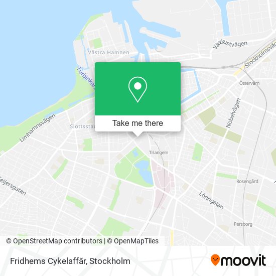 Fridhems Cykelaffãr map