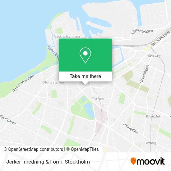 Jerker Inredning & Form map