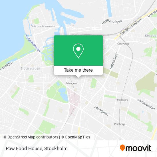 Raw Food House map