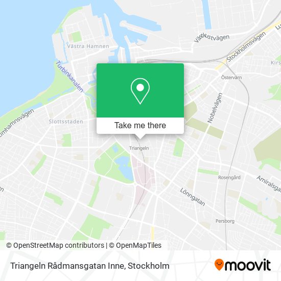 Triangeln Rådmansgatan Inne map