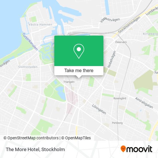 The More Hotel map