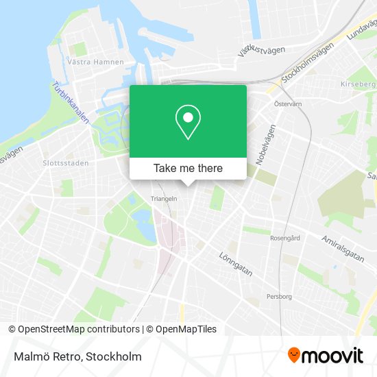 Malmö Retro map