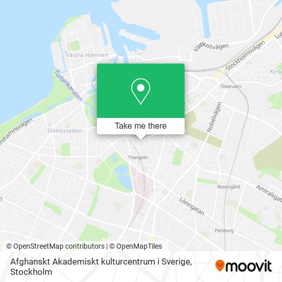 Afghanskt Akademiskt kulturcentrum i Sverige map