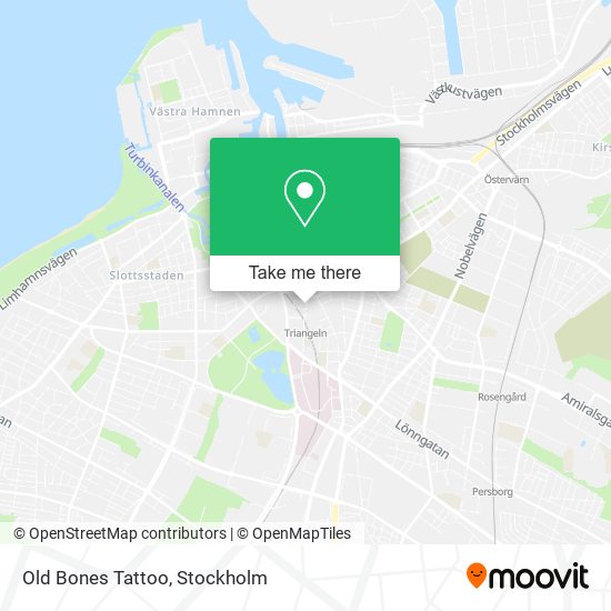 Old Bones Tattoo map