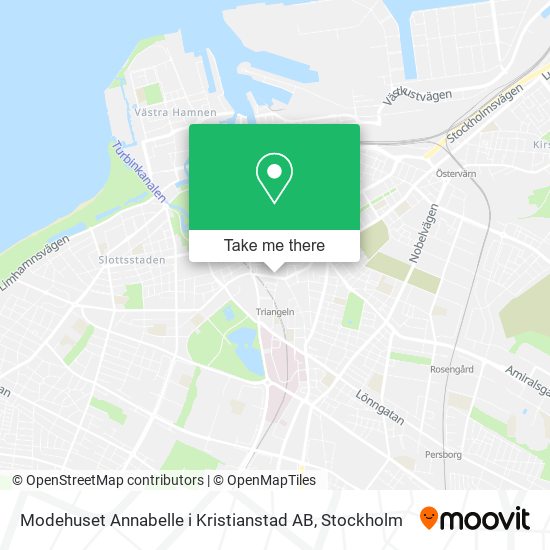 Modehuset Annabelle i Kristianstad AB map