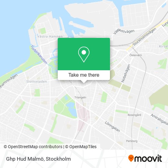 Ghp Hud Malmö map