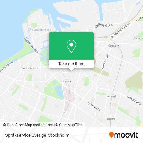 Språkservice Sverige map
