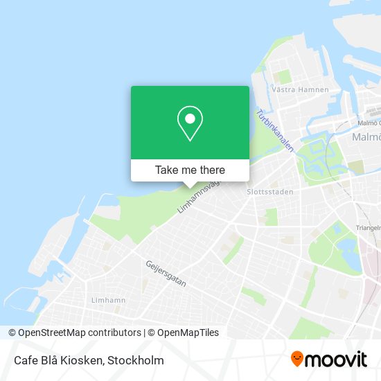 Cafe Blå Kiosken map