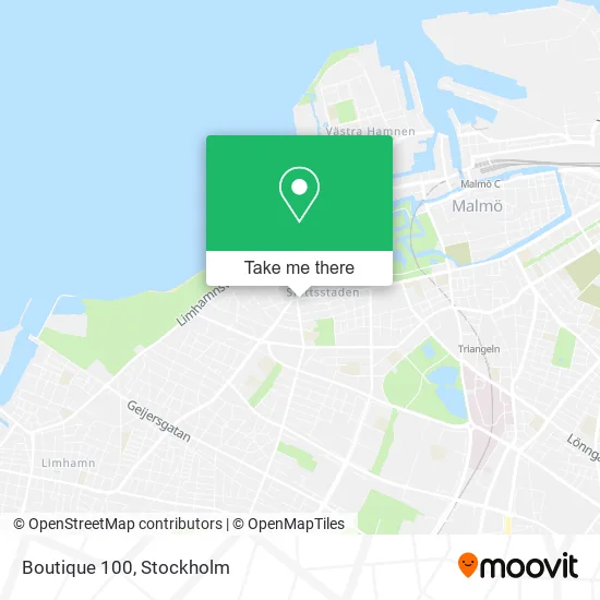 Boutique 100 map
