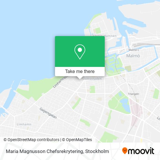 Maria Magnusson Chefsrekrytering map