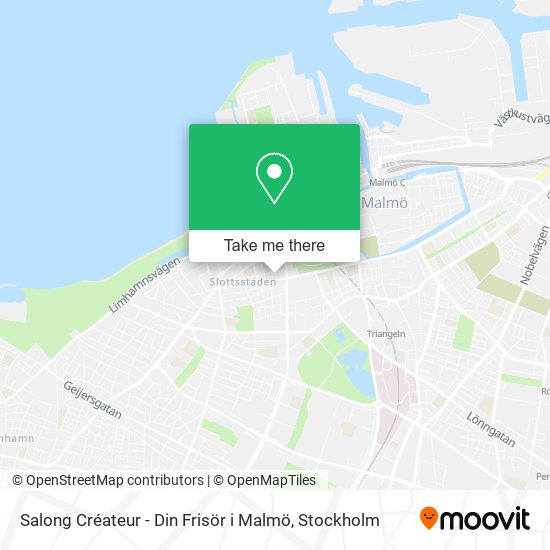 Salong Créateur - Din Frisör i Malmö map