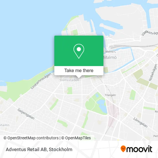 Adventus Retail AB map