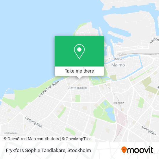 Frykfors Sophie Tandläkare map