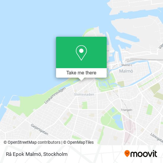 Rå Epok Malmö map